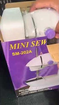 Unboxing mini sewing machine SM-202A #unboxing #diy #sewingmachine #hobby
