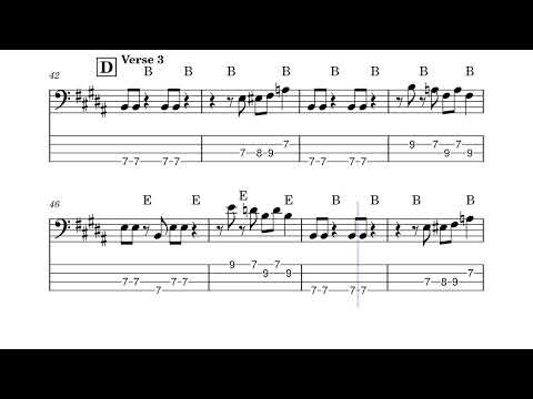 Patti Smith - Redondo Beach - Bass Tabs with Bass Transcription