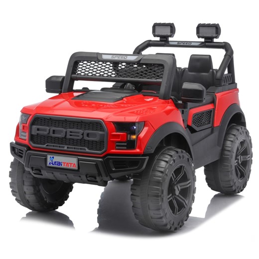 Kids Electric Ride On car, 12V 2 Motors Off Road Toy Car with 2.4G Remote Control, LED Lights, Music Player, Swing Function, 4 Wheel Shock Absorption for 3-8 Year Old Boys Girls