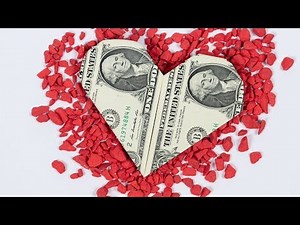 Money origami heart ❤️ how to make a dollar heart EASY