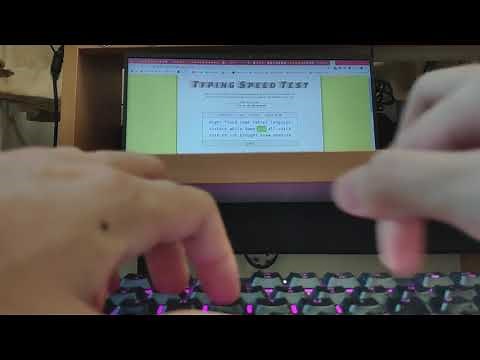 Speed Typing 810 CPM (162 WPM) (typing-speed-test.aoeu.eu)