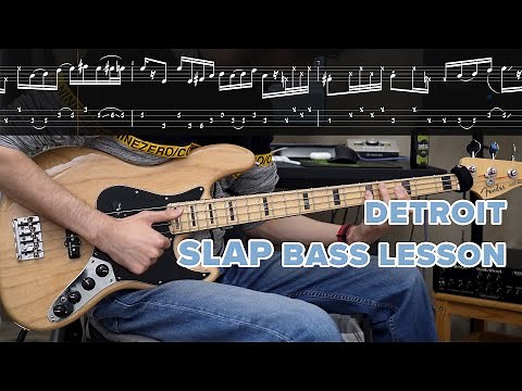 Marcus Miller - Detroit Lesson with TABs