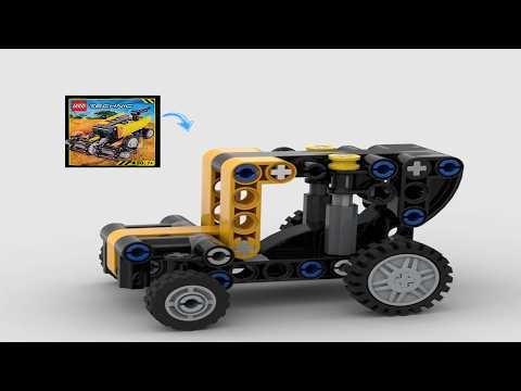 LEGO Technic Vintage Car 412502 Alternate Build.