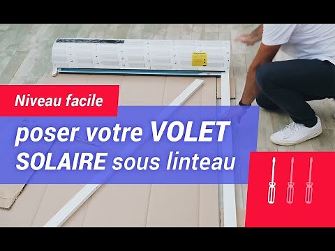 Comment poser et activer facilement un Volet Roulant Solaire SOMFY OXIMO RTS ? Tuto Bricolage ✅