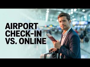Airport Check-in vs. Online: When to Choose the Counter? ✈️