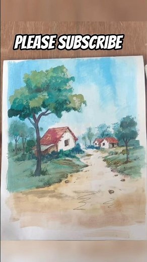The Best Watercolor scenery Painting Tutorial for Beginners and Advancedby