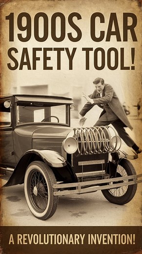 1900s Life-Saving Car Catcher! 🚗💥 #1900sInventions #CarSafety #OldSchoolTech #VintageCars #LifeSavingInventions #PedestrianSafety #RevolutionaryTech #VintageHistory #SafetyFirst #ThrowbackTech #HistoricalInventions #VintageAutomobiles #FYP #Viral #Reels #Shorts #VideoOfTheDay #ContentCreator #TechHistory #CarCatchers | AmeWhere