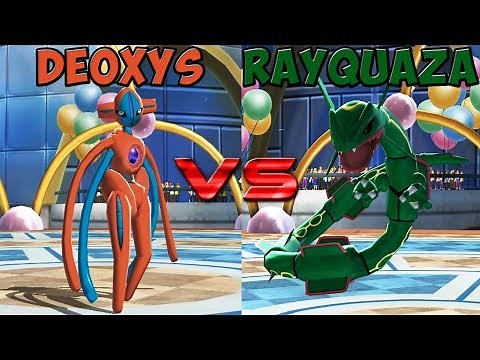 Pokemon battle revolution - Deoxys vs Rayquaza