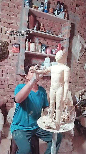 Clay modeling work @mamoj.kumar.artist 9045473304 | Manoj Kumar