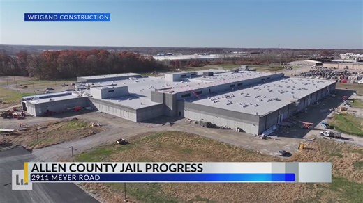 New Allen County Jail 35% finished, on track for 2027