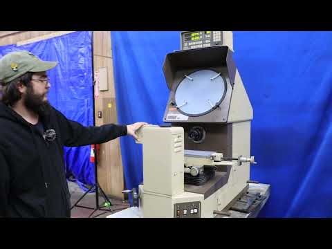 14" MITUTOYO HORIZONTAL PROJECTION OPTICAL COMPARATOR