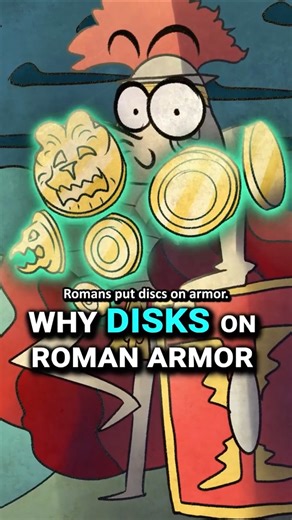 Why DISKS on Roman Armour? #ancientrome #historyfacts #ancientwarfare #armor