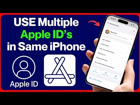How to Use Two Apple IDs on iPhone | Sign in Another Apple ID / Multiple Apple ID on iPhone