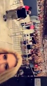 SoldierField Stadium starting to fill up! So fun being backstage at One Direction concert tonight | Saxon Sharbino