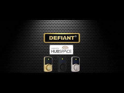 Defiant Compact Hubspace Deadbolt Installation