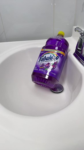 Fabuloso sponge foam ASMR – satisfying lavender cleaning