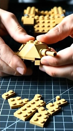 Building a LEGO Tank in 60 Seconds 🧱 Satisfying ASMR #shorts #lego #m1abrams #satisfying #asmr