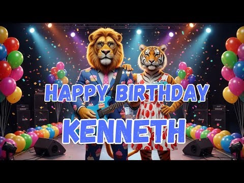 KENNETH Happy Birthday Song - Happy Birthday to Kenneth