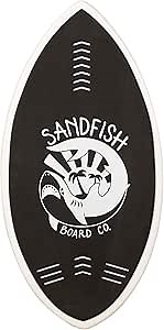 Sandfish Wave Cruiser Skimboard 41" - Lightweight Fiberglass Board with EVA Foam Traction - Supports Up to 140 lbs - Perfect for Beginners/First-Time Skimmers - Durable, Responsive, and Built for Fun