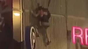 Witness couldn’t believe his eyes, as man breaks his leg base jumping off an apartment roof and crashing into 19 News station (graphic video)