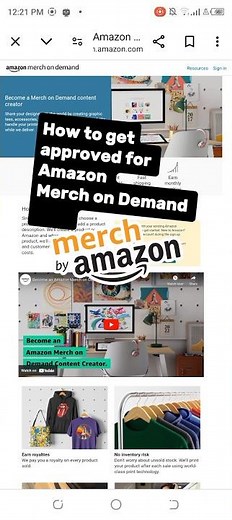 How to get approved on Amazon Merch on Demand #amazonmerchondemand #amazon #amazonmerch