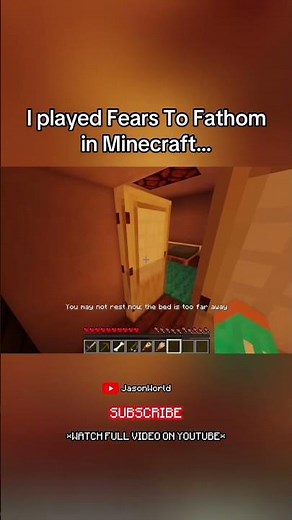 Fears To Fathom but in Minecraft...