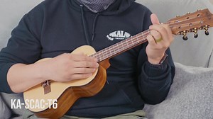 KALA カラ ウクレレ Gloss Solid Cedar Top Acacia Series ソリッドシダートップ テナー 6弦 KA-SCAC-T6_w/BAG (ケース付属) 【国内正規品】