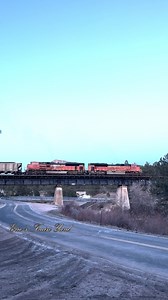 2.9K views · 146 reactions | BNSF crossing the old Santa Fe Bridge heading sounth to Colorado Springs. | Eric’s Train Yard | Facebook
