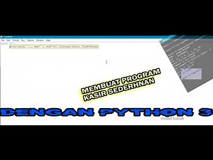 Tutorial membuat program kasir penjualan buku sederhana di Python