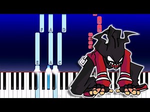 Parasite - Friday Night Funkin' vs. A.G.O.T.I (Piano Tutorial)