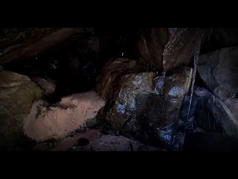 10 hours of peaceful water dropping sounds in a dark cave for relaxation