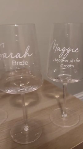 Personalised Bridal Wine Glass – Bride, Bridesmaid, Mother of the Bride - Etsy UK