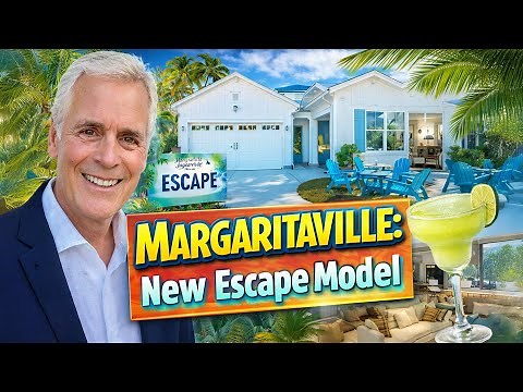 Latitude Margaritaville NEW Escape Model: Full Tour | 55+ Active Adult Community | John M Weber