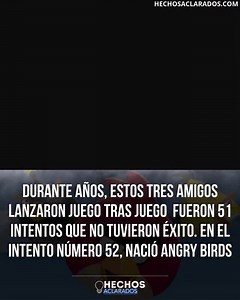 2.6M views · 85K reactions |  La empresa Rovio, creadora de Angry...