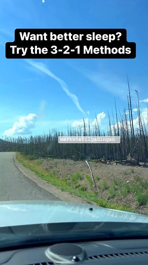 23K views · 49 reactions | Want better sleep? Try the 3-2-1 Methods #BetterSleep #sleepbetter #goodsleep #bestsleepever #healthylifestyle #healthtips #health #fypシ゚viralシ #fypシ゚ #fyp | Mark Sheril G. Gadingan | Facebook