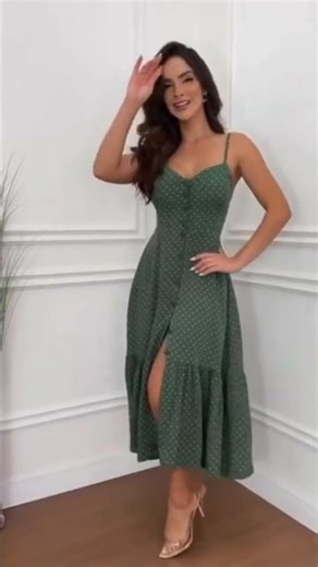 Women's Elegant Long Summer Party Dress SHEIN Style Demo