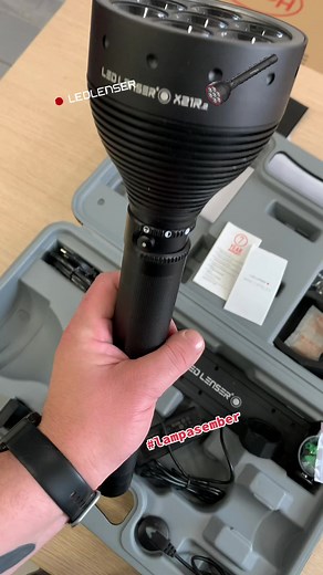 Powerful LED Lenser X21R2 Flashlight for Ultimate Brightness