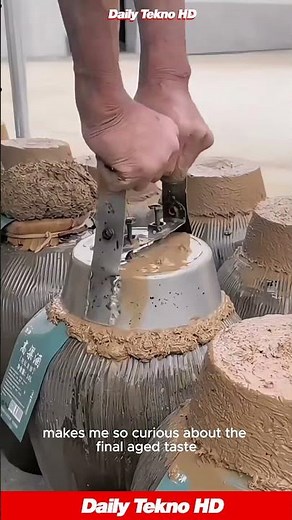 Mud-Sealed Ancient Chinese Alcohol 😮 #Baijiu