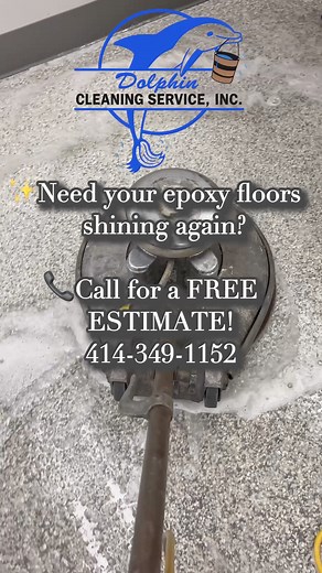 ✨ Epoxy Floor Scrub Transformation! This epoxy floor went from dull, scuffed, and dirty to bright, clean, and refreshed after a deep scrub. Nothing revitalizes a space like a thoroughly cleaned and restored epoxy surface — it instantly creates a cleaner and more welcoming environment for staff and customers. 🧼✨ At Dolphin Cleaning Service, we specialize in commercial floor stripping, scrubbing, buffing, waxing, deep carpet cleaning and full janitorial service to bring every surface back to life