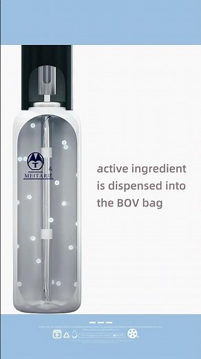 What is bag-on-valve(BOV) aerosol spray #aerosol #fillingmachine #packingmachine#bov