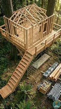 Dual Tree Connection House | Building a Home Between Two Giant Trees