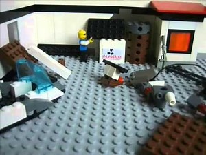 Lego zombie movie Virus 7G7 part 1