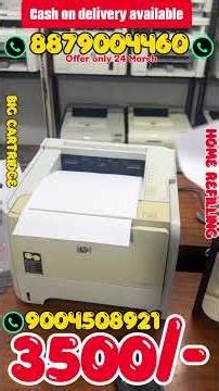 Hp printer available for just 3,500₹ call now for booking