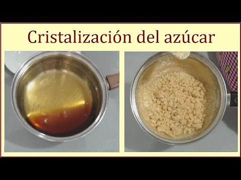 Cristalización del azucar - Cristalización del caramelo - Como hacer caramelo