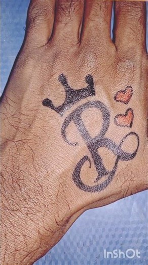 A Simple R Letter Name Tattoo Designs #short #viral