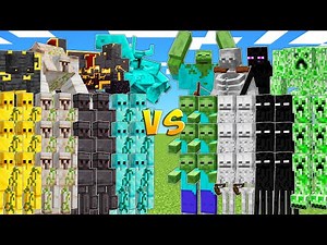 ULTIMATE 4v4 MOB BATTLE!