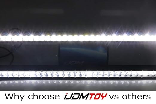 iJDMTOY Lower Grille Mount 20\" LED Light Bar Kit For 2003-2018 Dodge RAM 2500 3500