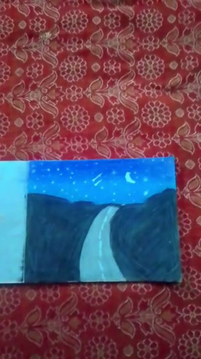 Moonlight Aesthetic Drawing #drawing #shorts #aesthetic