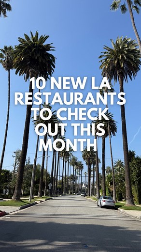 3.8K views · 17 reactions | 10 New LA Restaurants to Check Out This Month Check out these new restaurant openings around the city. ️ Which one are you excited to check out?   Bookmark this post and share it with a friend. #losangeles #lafood #lafoodie #lafoodies #larestaurant #larestaurants #beverlyhills #westhollywood #luxurytravel #luxurytravels #travel #travelnews | LeilasList | Facebook