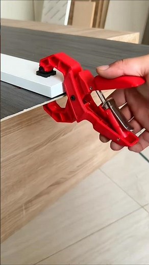 Furnitureinstallation is much easier😱with this#multifunctionalstrongA#tools shaped clamp#woodworking